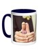 Joy Of Bride Printed Coffee Mug Blue/White/Beige