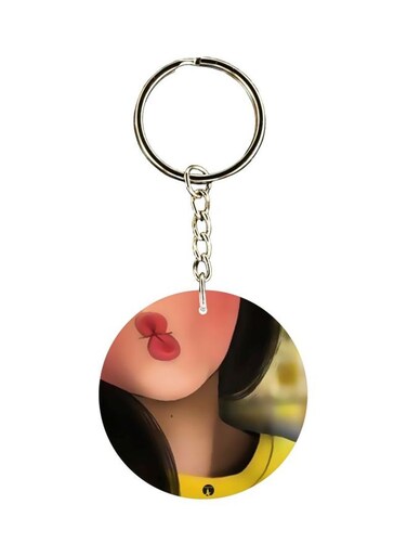 Single Side Printed Keychain