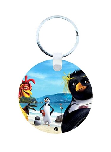 Surf'S Up Wooden Keychain
