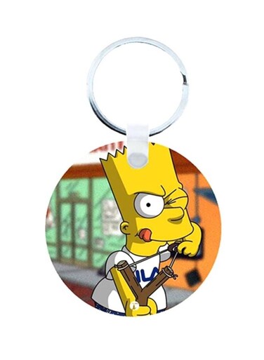 Simpsons Printed Keychain