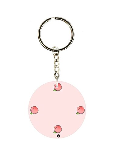 Cartoon Printed Double Sided Keychain