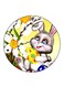 Rabbit Printed Fridge Magnet Multicolour