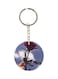 Rose Flower Printed Keychain