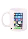 Panda Printed Mug White/Grey/Purple Standard Size
