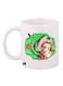 Anime Digimon Printed Mug White/Green/Red 12ounce