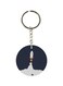 Rocket Printed Double Sided Keychain