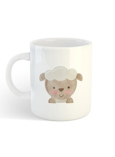 Eid Al-Adha Sheep Printed Mug White