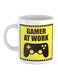 Gamer At Work Mug White/Yellow/Black