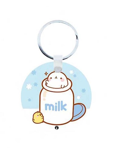 Rabbit Wooden Keychain