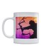 Archer Printed Mug White/Purple/Black