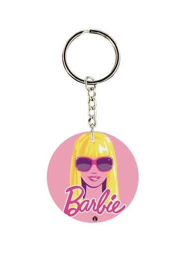 Barbie Printed Single Sided Keychain