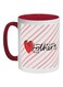Happy Mother's Day Printed Coffee Mug White/Black/Red 11ounce