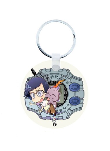 Digimon Anime Wooden Keychain