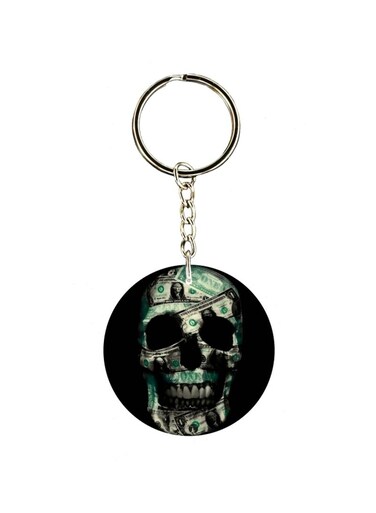 Skull Printed Keychain