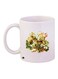 Rabbit Printed Coffee Mug White/Green/Brown 11ounce