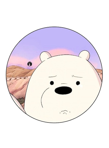 We Bare Bears Printed Fridge Magnet Multicolour