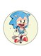 Video Game Sonic Printed Fridge Magnet Multicolour