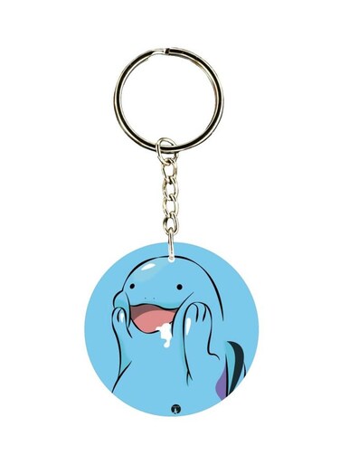 Cartoon Printed Dual Sided Keychain