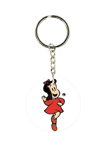 Cartoon Themed Dual Sided Keychain