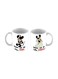 Mickey And Minnie Mouse Printed Mug White/Red/Black