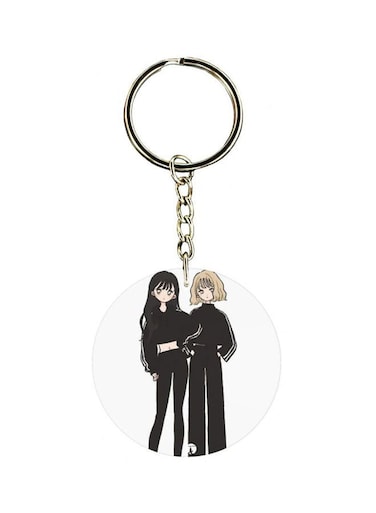Girl Printed Keychain
