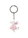 Cartoon Rabbit Printed Dual Sided Keychain