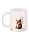 Printed Coffee Mug White/Red/Black 11ounce