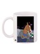 Horse Cartoon Printed Coffee Mug White/Black/Brown