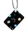 English Phrases Printed Car Mirror Pendant