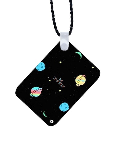 English Phrases Printed Car Mirror Pendant