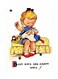 Busy Days Are Happy Printed Metallic Plate Blue/Yellow/White