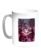 Beach Party Printed Coffee Mug Blue/White 11ounce
