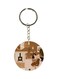 Cartoon Printed Double-Sided Keychain