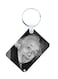 Albert Einstein Wooden Keychain