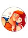 Disney Character Printed Fridge Magnet Multicolour