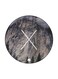 X Printed Fridge Magnet Green/Grey/Beige