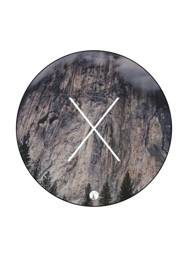 X Printed Fridge Magnet Green/Grey/Beige
