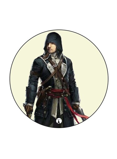 Video Game Assassin'S Creed Printed Fridge Magnet Multicolour
