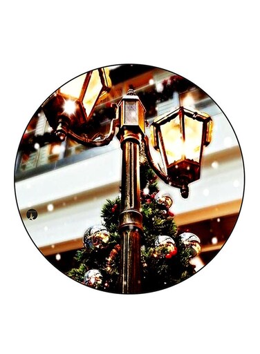 Street Light Printed Fridge Magnet Multicolour