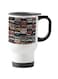 Cassette Music Printed Travel Mug Multicolour 13centimeter