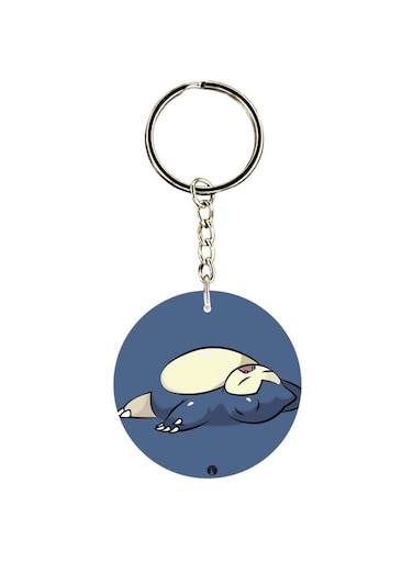 Cartoon Themed Single Sided Keychain