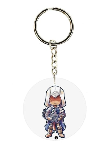 Assasins Creed Double Side Printed Keychain