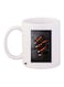 Cartoon Printed Coffee Mug White/Black/Red 11ounce