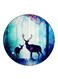 Deers Printed Fridge Magnet Multicolour