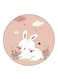 Rabbit Printed Fridge Magnet Multicolour