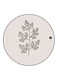 Plant Printed Fridge Magnet Multicolour