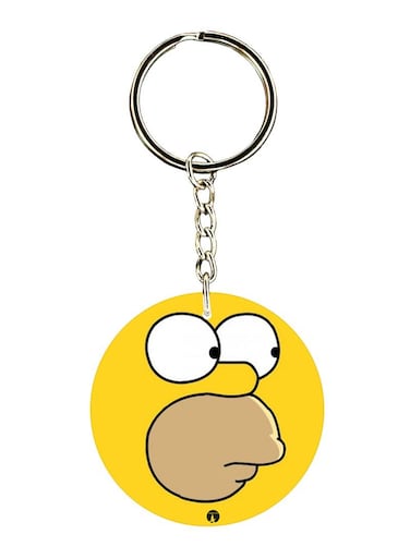The Simpsons Printed Keychain