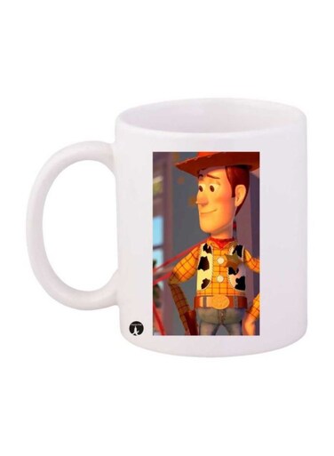Toy Story Printed Mug White/Yellow/Red Standard Size