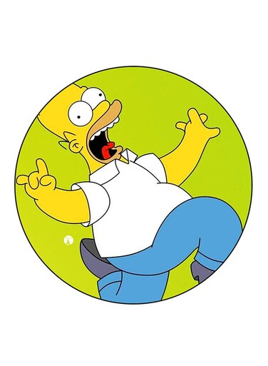 Simpsons Printed Fridge Magnet Multicolour