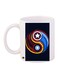 Iron Man And Captain America Logo Printed Coffee Mug White/Red/Blue
